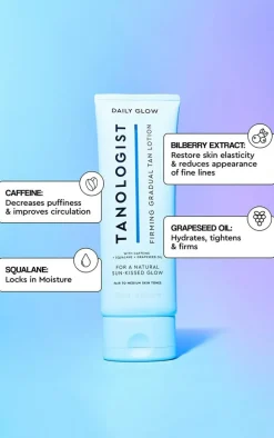 Tanologist Daily Glow Firming Gradual Tan Medium Dark 250ml