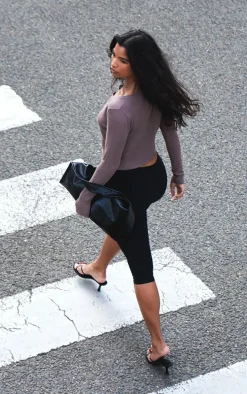 Taupe Basic Fine Knit Button Up Cardigan