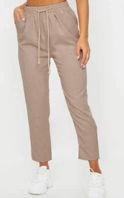 Taupe Diya Casual Pants