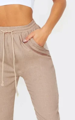 Taupe Diya Casual Pants