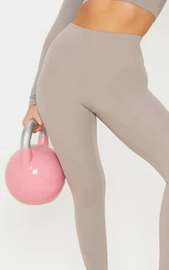 Taupe Sculpt High Waist Leggings