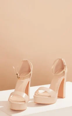Taya Nude PU Platform Sandals
