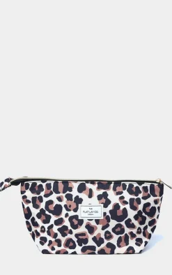 The Flat Lay Co Essential Makeup Pouch Leopard