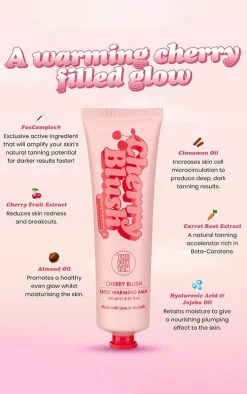 The Fox Tan Cherry Blush Rapid Warming Balm 150ml