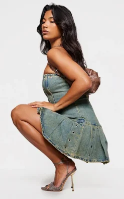 Tiger Pu Point Toe Heeled Mules