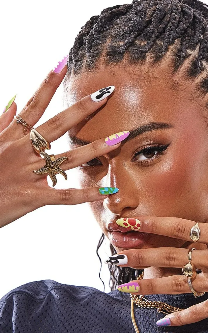 Tips Trippin' Press On Nails