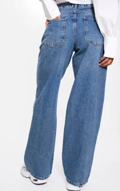 Vintage Boxer Waistband Detail Denim Jeans