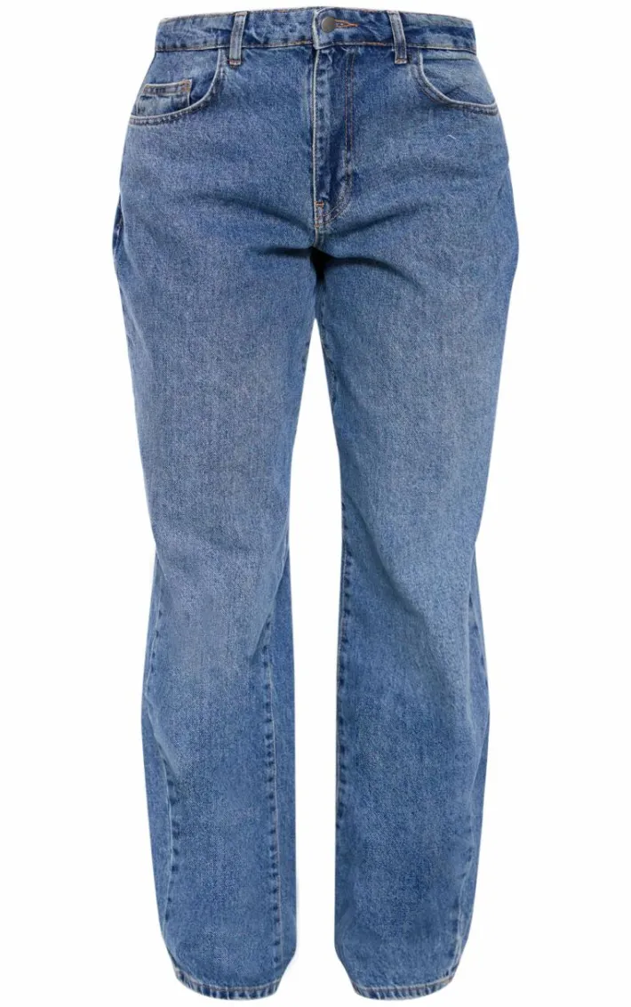 Vintage Boxer Waistband Detail Denim Jeans