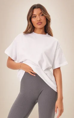 White Boxy Oversized T Shirt