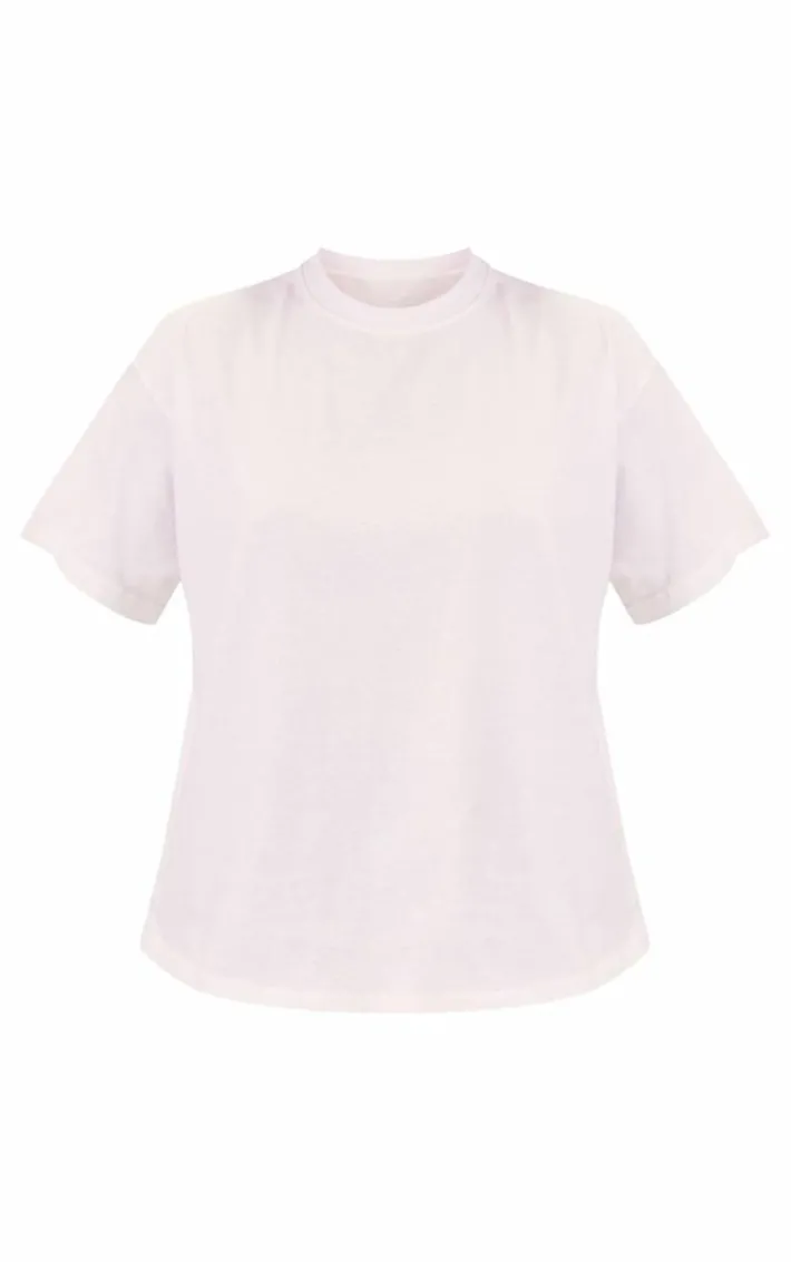White Boxy Oversized T Shirt