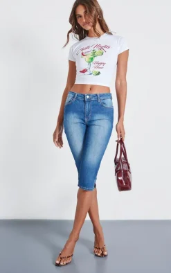 White Chilli Nights Margarita Graphic Babydoll