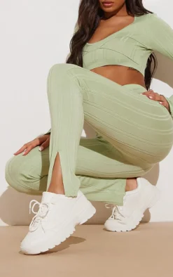 White Chunky Cleated Sole Sneakers