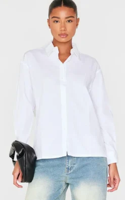 White Cotton Button Shirt