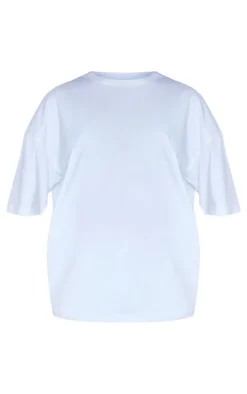 White Cotton Oversized Boxy T-Shirt