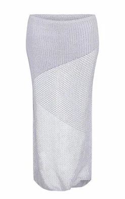 White Crochet Maxi Beach Skirt