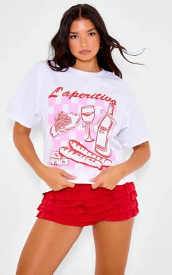 White L'aperitivo Oversized T Shirt