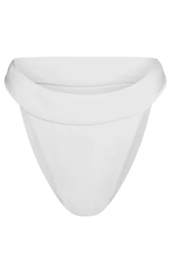 White Mix & Match Brazilian Bikini Bottoms