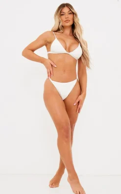 White Mix & Match String Thong Bikini Bottoms