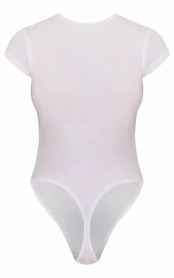 White Modal Cotton T Shirt Bodysuit