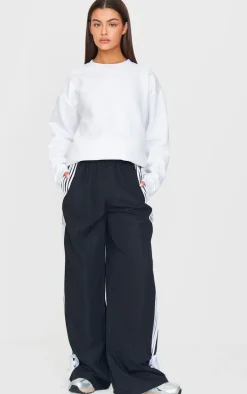 White Oversized Fit Sweatshirt