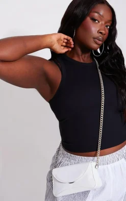 White Patent Envelope Cross Body Bag