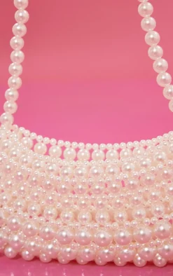 White Pearl Shoulder Bag