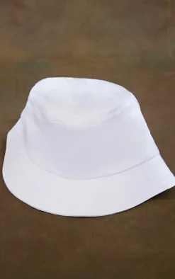 White Plain Bucket Hat