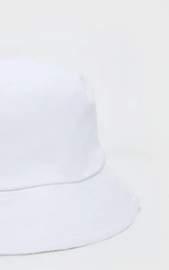 White Plain Bucket Hat