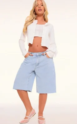 White Pointelle Cami Top And Cardigan Set