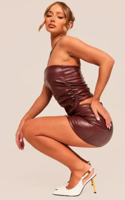 White PU Point Toe Croc Sling Back High Heeled Court Shoes