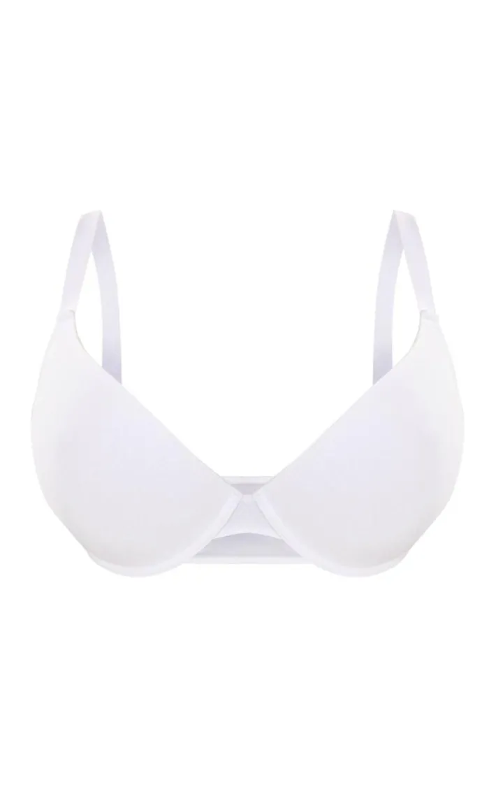 White Soft Touch Cotton Full Coverage Dd+ Cup Size Bra