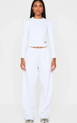 White Studio Archive Graphic Long Sleeve Baby Doll