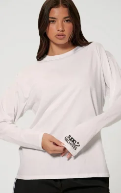 White Studio Archives Oversized Long Sleeve T-shirt
