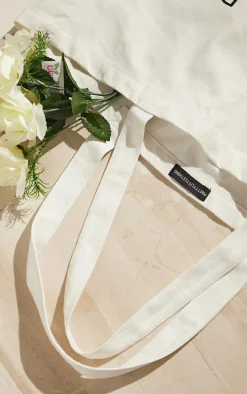 White The Bride Canvas Tote Bag