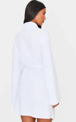 White Waffle Robe