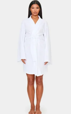 White Waffle Robe